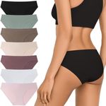 Levao 7 Pack Seamless Underwear for Women Sexy Low Rise Bikini Panties Invisibles Briefs