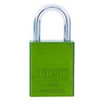 Kasp K14040GRED 40 mm Aluminium Pad Lock - Green