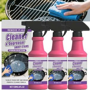 Fiopet Heavy Duty Grill Grease Destroyer Spray, Professional Grade BBQ Cleaner, Multi-Purpose Grease Remover for Oven, Stove, Air Fryer, Outdoor Grill, Burnt Food & Grease, Powerful Kitchen Degreaser