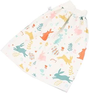 jojofuny Baby Potty Training Diaper Skirts Anti Bed- wetting Washable Waterproof Bed Clothes Nappy Pants for Baby Boy Girl Night Time Sleeping Potty Training Rabbit Pattern M