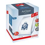 Miele AirClean 3D Efficiency Dust Bag, Type GN, XL Value Pack, 8 Bags and 4 Filters