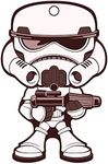 Plasticolor 005418R01 Wiggler Stormtrooper Air Freshener