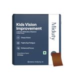 Miduty Kids Vision Improvement Strips- Lutemax 2020- Lutein- Zeaxanthin-Astaxanthin- Beta Carotene- Eye Care- Improve Eyesight- Reduce Eye strain - Support Clear Vision- 30 strips