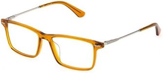 Police Men's Eyewear, Shiny Transp.orange, 53