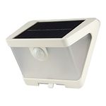 HALO OutdoorSolar Wedge LED Security Flood Light with Motion Sensor -800Lumens -White