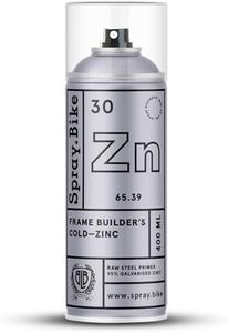 Spray.Bike Frame Builder's Cold-Zinc Primer | Cold Galvanizing Spray Paint Primer Designed for Bikes | Anti Rust Spray for Metal, Steel, Aluminum | Super Grip, Great Coverage | 400ml, Metallic Gray