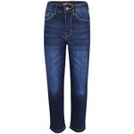 A2Z Kids Boys Relaxed Straight Fit Boot Cut Jeans for Teens Stretchy - Jeans JN63 Dark Blue 11-12