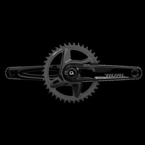 SRAM Rival 1x ASX D1 Quarq Dub Wide 172.5mm 46T Road Power Meter