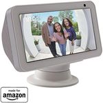 Made for Amazon Tilt + Swivel Stand in White, for the Echo Show 8