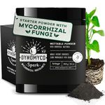 DYNOMYCO Spark WP Mycorrhizal Fungi, 11oz Wettable Powder – 3-In-1 Root Enhancer Amplifies Nutrient Uptake & Yield –Treats 70 Plants, Indoor/Outdoor Bio-Stimulant – Dissolves Fast in Seed Starter Soil