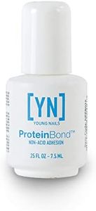 Young Nails Protein Bond. Nail Prep + Fast Drying. Anchor for Gel, Polish + Acrylic Keratin Bonder, 0.25 Fl Oz