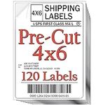JETZAP Pre-Cut 4x6 Shipping Labels 