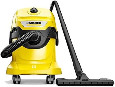 Kärcher - WD 4 Multi-Purpose Wet-Dry Vacuum Cleaner - 5.3 Gallon - With Attachments, Space-Saving Design - 1100W - 2022 Edition,Yellow