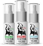 Skunk Doctor Smoke Odor Eliminator Spray (Pack of 3 Scents) | Dual purpose Body Spray and Room Freshener | Strong Odor Eliminator for Car and Home | Works On All Types Of Smoke Odors