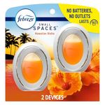 Febreze Small Spaces Air Freshener, Odor Eliminator, Hawaiian Aloha, 2 Count