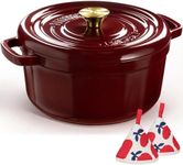 Overmont Enameled Cast Iron Dutch O