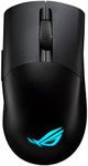 Asus ROG Keris Wireless AimPoint Gaming Mouse, Tri-mode connectivity (2.4GHz RF, Bluetooth, Wired), 36000 DPI sensor, 5 programmable buttons, ROG SpeedNova, Replaceable switches, Paracord cable, Black