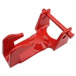 HQPASFY Gooseneck Hitch Lock, Gooseneck Trailer Hitch Locks Model TL-50 Coupler Trailer Lock, Gooseneck Lock Fit for Heavy Trailers, Livestock Haulers and RVs - Red