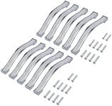 EYPINS Crystal Cabinet Handles Drawer Knobs, Zine-Alloy Modern Crystal Diamond Drawer Pull Handles for Cabinet Kitchen Wardrobe Cupboard (128Mm) 10 Pack