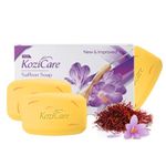 Kozicare Kojic Acid Soap & Glutathione Soap | Saffron Soap | Body Tan Removal Soap & Detan Soap | Soap for Men & Women | For Dark Spots, Excess Oil & Acne Scars | Even Out Skin Tone - Pack of 3