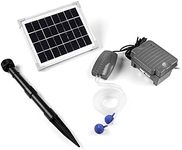 5W Solar Power Panel Air Pump Pond 