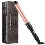 Curling Iron 32mm, Haglater Hair Curler Quick Heating Curling Wand for Long Hair, Ceramic Barrel Curling Tongs with Adjustable Temperature 80-230°C