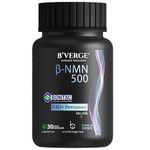 BVERGE® NMN Supplements Pro 500 - BONTAC NMN World's Most Trusted & Trusted by Experts | 100% Purity | Healthy Ageing | Repair Cells | Boost NAD+ | Enhance Muscle | Neuro Function (500MG 30 Capsules)