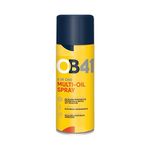 OB41 6 in One Multi-Oil Spray - Light Viscosity lubricating fluid with excellent penetrating properties - Contains rust and corrosion inhibitors - Safe for use on electrical components - 400ml