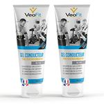 VEOFIT- Conductive Gel for Ab Belt 2x250mL, Electrostimulators, EMS TENS Electrodes - Improves electrode contact and protects the skin - Made in France