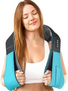 Alacryte - Masseur Cervical & Ceinture Lombaire pour Massage Dos, Cou, Épaules | 8 Nœuds Rotatifs, 3 Vitesses, Option Chauffante | Soulage La Douleur, Réduit La Fatigue