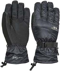 Trespass Waterproof Embray Women's Outdoor Padded Gloves Available in Black - Large
