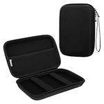 MoKo 7-Inch GPS Carrying Case, Portable Hard Shell Protective Pouch Storage Bag for Car GPS Navigator Garmin/Tomtom/Magellan with 7" Display - Black