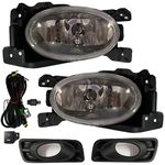 K D Fog Lamp Set For Honda City IVTEC Type 2 (2012 2013) With Bulb, Cover, Wire & Complete Kit (PAIR)