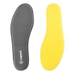 riemot Memory Foam Insoles for Men and Women,Replacement Shoe Inserts for Sports Shoes,Trainers,Sneakers,Work Boots and Walking Shoes,Comfort,Cushioning, Men Grey UK 11