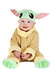 STAR WARS OFFICIAL GROGU HALLOWEEN COSTUME FOR BABIES - Minky Coat and Pants with Cap and Booties