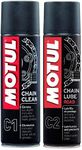 Motul MC Care Chain Lube (C2) and Chain Clean (C1)