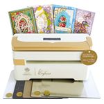 Anna Griffin Empress Electric Die Cutting and Embossing Machine for Card Making - Complete Plate System, Cutting Dies and Embossing Folders - 13 x 6 x 6.1 inches