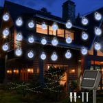 Solar Garden Lights Outdoor,39ft 100 LED Solar String Lights Waterproof，8 Modes Solar Powered Decorative Lights for Patio, Garden, Yard, Tree, Home, Party (Cool White)