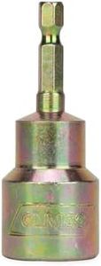 Camco RV Leveling Scissor Jack Socket Drill Adapter With 1/4" Quick Connect Shank, Works With All 3/4" Hex Drive Jacks - 48865