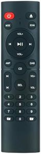 VINABTY Replacement Infrared Remote Control for TIBO Stereo 35 Telecomando 3 in 1 per SIA75, TI435 DAB e TI435 CDP