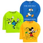 Kuchipoo Boys Regular Fit T-Shirts (© Disney-TSHRT-351, 8-9 Years, Multi-Colored)