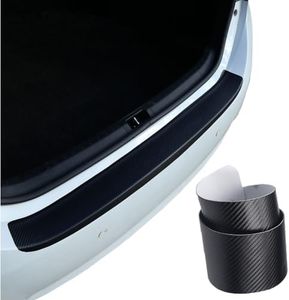 CIVMURFS Rear Bumper Protector Compatible with Honda CR-V 2012-2016 | Anti-Scratch Carbon Fiber Texture Trunk Guard | Car Accessories Rear Bumper Guard Sill Plate Protector (48"x4.7")