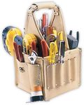 CLC Custom Leathercraft 526 Electrician's and Maintenance Tool Pouch, Heavy Duty, 17 Pocket , Tan