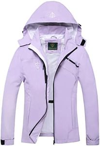 GIISAM Womens Raincoats Waterproof with Hood Plus Size Rain Slicker Ultra Light Rain Jacket for Women Purple Windvreaker