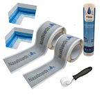 Nassboards Waterproof Tanking Kit System WSK for Wetrooms, Bathrooms, Kitchens and Waterproofing – Perfect for Wet Zones, Tiling Showers, Preventing Moisture (Sealing Kit)