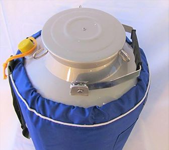 Liquid Nitrogen Ln2 Storage Tank, Cryo Container Dewar, with Canisters & Strap (30L), Wide Mouth (8")