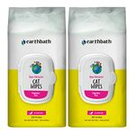 Earthbath All Natural Cat Wipes, 100 Wipes(2Pack)