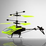 VRIKRION Remote Control Helicopter Flying Helicopter,Remote Control Helicopter for 6 + Years Boys Indoor and Outdoor Helicopter, Palm Sensing Helicopter with led Lights (Pack of 1 (Green)