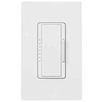 Lutron Dimmer Single Pole Indoor 600 W White Ul, Csa Clamshell