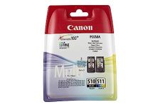 Canon PG510/ CL511 Ink Cartridges - Black/Colour, Medium